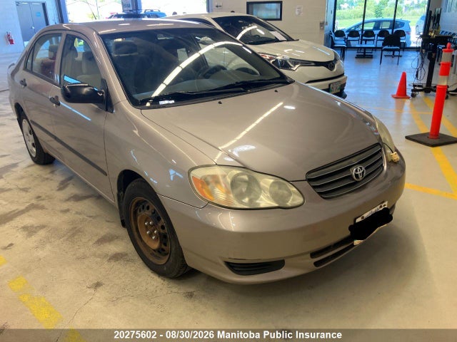 2003 Toyota Corolla Ce მანქანა იყიდება აუქციონზე, vin: 2T1BR32E93C704278, აუქციონის ნომერი: 20275602