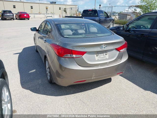 2011 Hyundai Elantra Gl მანქანა იყიდება აუქციონზე, vin: 5NPDH4AE8BH033216, აუქციონის ნომერი: 20275604