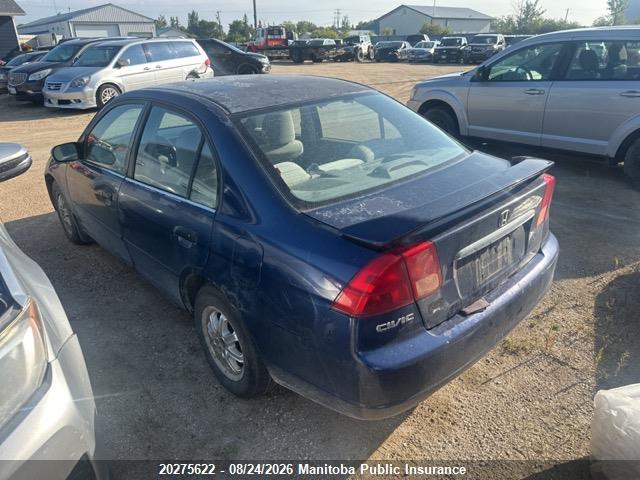 Продаж на аукціоні авто 2001 Honda Civic Dx, vin: 2HGES16331H920954, номер лоту: 20275622