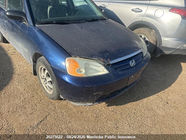 Продаж на аукціоні авто 2001 Honda Civic Dx, vin: 2HGES16331H920954, номер лоту: 20275622