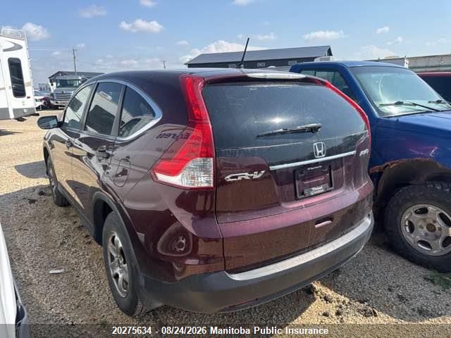 2014 Honda Cr-v Lx მანქანა იყიდება აუქციონზე, vin: 2HKRM4H3XEH109495, აუქციონის ნომერი: 20275634