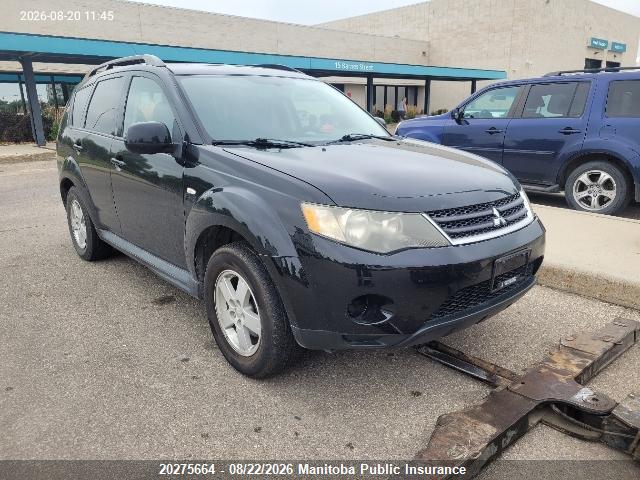 20275664 :رقم المزاد ، JA4LT21W69Z600298 vin ، 2009 Mitsubishi Outlander Es مزاد بيع