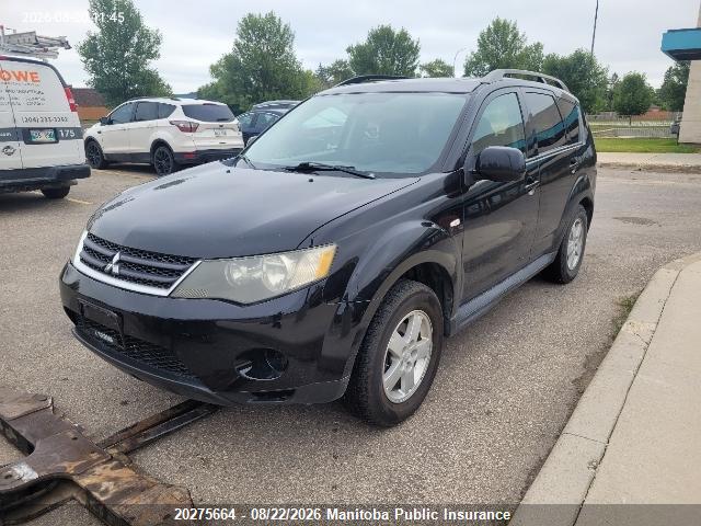 20275664 :رقم المزاد ، JA4LT21W69Z600298 vin ، 2009 Mitsubishi Outlander Es مزاد بيع