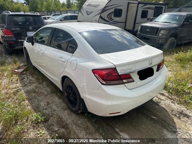 Продаж на аукціоні авто 2013 Honda Civic Lx, vin: 2HGFB2F45DH007961, номер лоту: 20275665