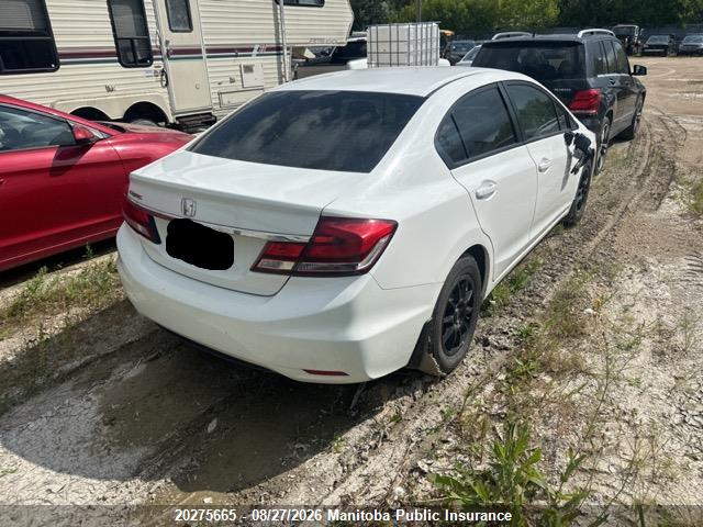 Продаж на аукціоні авто 2013 Honda Civic Lx, vin: 2HGFB2F45DH007961, номер лоту: 20275665