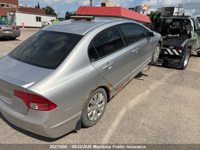 Aukcja sprzedaży 2008 Honda Civic Lx-sr, vin: 2HGFA16538H110484, numer aukcji: 20275666