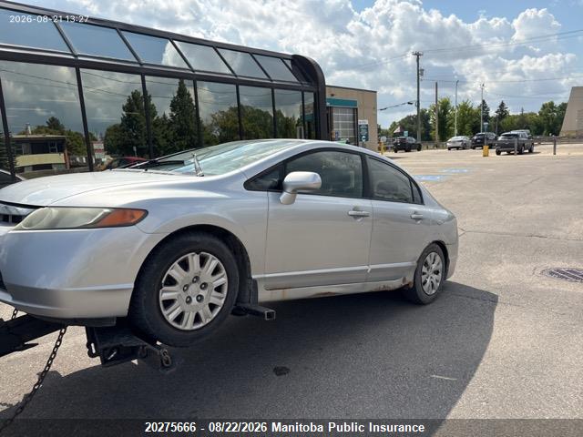 20275666 :رقم المزاد ، 2HGFA16538H110484 vin ، 2008 Honda Civic Lx-sr مزاد بيع