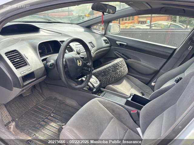 20275666 :رقم المزاد ، 2HGFA16538H110484 vin ، 2008 Honda Civic Lx-sr مزاد بيع