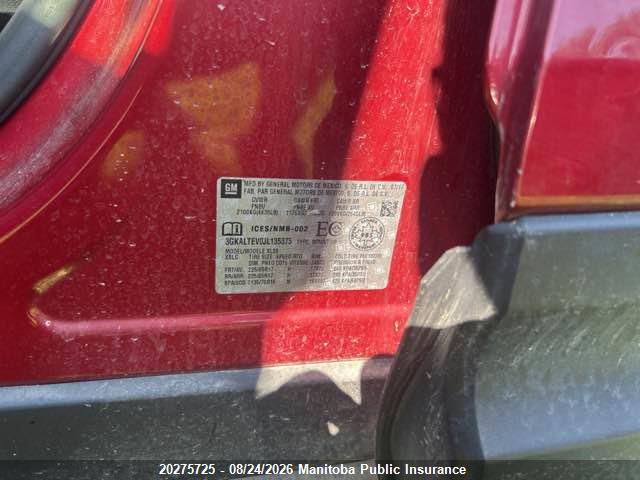 3GKALTEV0JL135375 GMC Terrain Sle