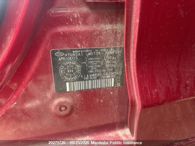 KMHD84LFXLU905422 Hyundai Elantra Luxury