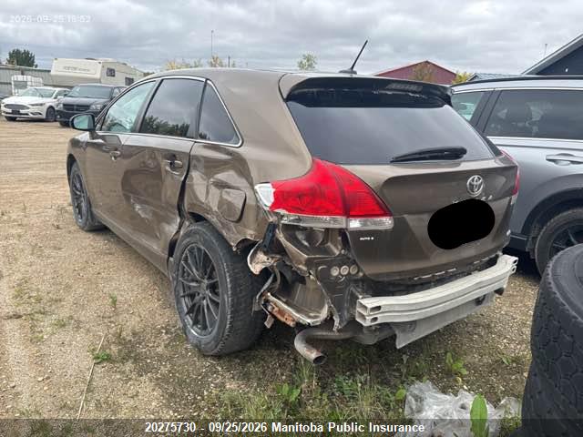 2011 Toyota Venza V6 მანქანა იყიდება აუქციონზე, vin: 4T3BK3BBXBU057193, აუქციონის ნომერი: 20275730