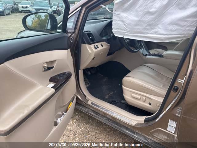 2011 Toyota Venza V6 მანქანა იყიდება აუქციონზე, vin: 4T3BK3BBXBU057193, აუქციონის ნომერი: 20275730