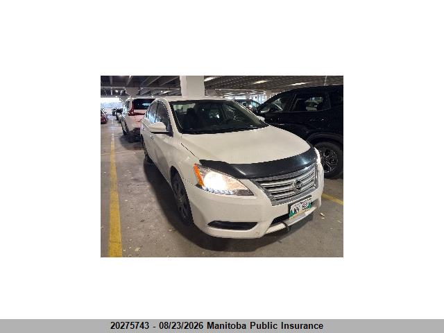 2015 Nissan Sentra 1.8 S მანქანა იყიდება აუქციონზე, vin: 3N1AB7AP1FL643281, აუქციონის ნომერი: 20275743