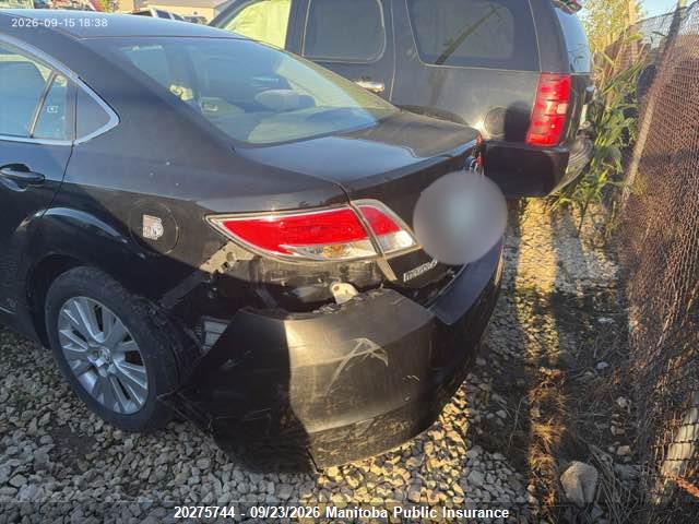 20275744 :رقم المزاد ، 1YVHZ8BH0A5M15716 vin ، 2010 Mazda 6 Mazda Gs مزاد بيع
