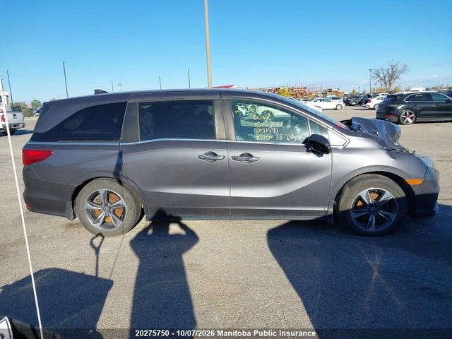20275750 :رقم المزاد ، 5FNRL6H41JB511597 vin ، 2018 Honda Odyssey Ex مزاد بيع