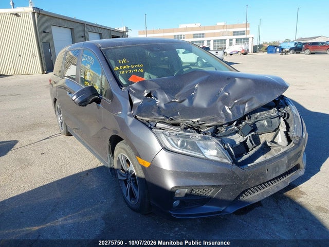 20275750 :رقم المزاد ، 5FNRL6H41JB511597 vin ، 2018 Honda Odyssey Ex مزاد بيع