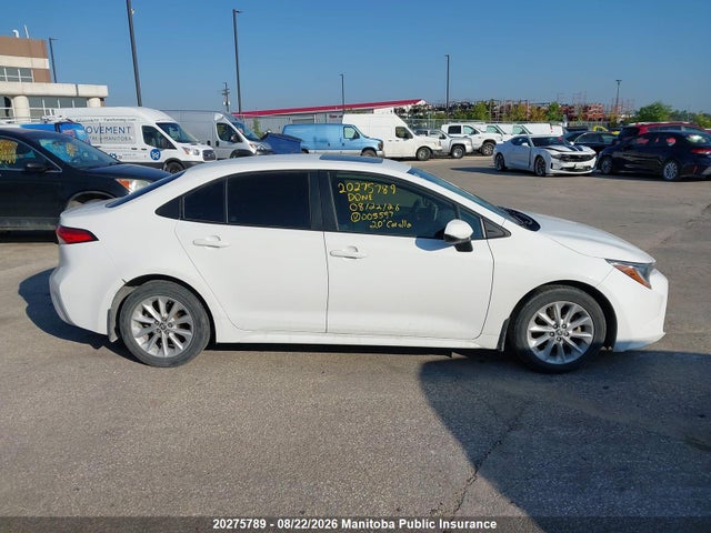 Aukcja sprzedaży 2020 Toyota Corolla Le, vin: 5YFBPRBE2LP005597, numer aukcji: 20275789
