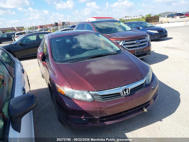Aukcja sprzedaży 2012 Honda Civic Ex-l, vin: 2HGFB2E52CH004010, numer aukcji: 20275798