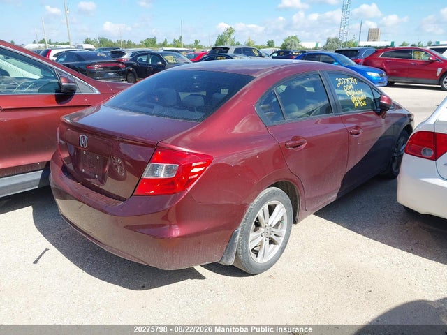 Продажа на аукционе авто 2012 Honda Civic Ex-l, vin: 2HGFB2E52CH004010, номер лота: 20275798
