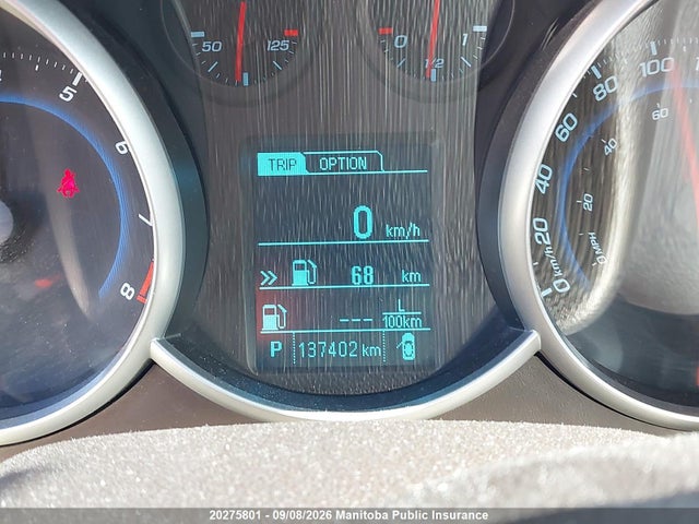 2014 Chevrolet Cruze Lt Turbo მანქანა იყიდება აუქციონზე, vin: 1G1PE5SB8E7127064, აუქციონის ნომერი: 20275801