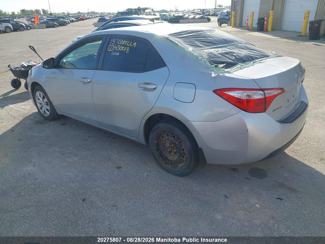 2T1BURHE8FC430018 Toyota COROLLA LE