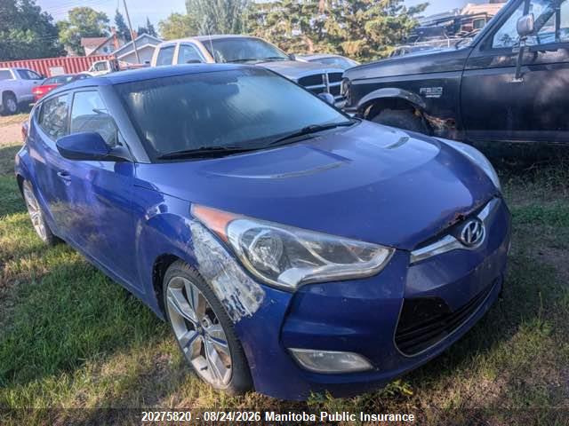 Продажа на аукционе авто 2013 Hyundai Veloster, vin: KMHTC6AD5DU158966, номер лота: 20275820