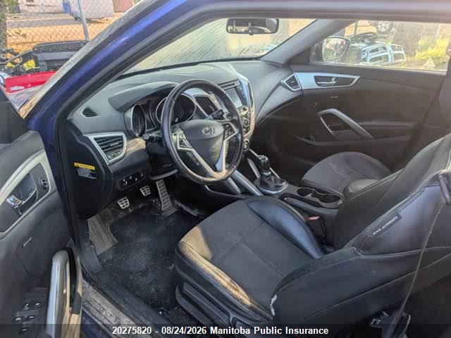 Продаж на аукціоні авто 2013 Hyundai Veloster, vin: KMHTC6AD5DU158966, номер лоту: 20275820