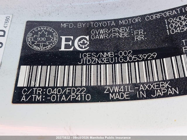 Toyota PRIUS V 2016 JTDZN3EU1GJ053929 Image 7