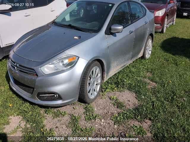 Dodge Dart Limited 2015 1C3CDFCB4FD111237 Image 2
