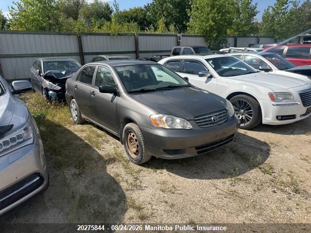Продажа на аукционе авто 2004 Toyota Corolla Ce, vin: 2T1BR32E74C836960, номер лота: 20275844