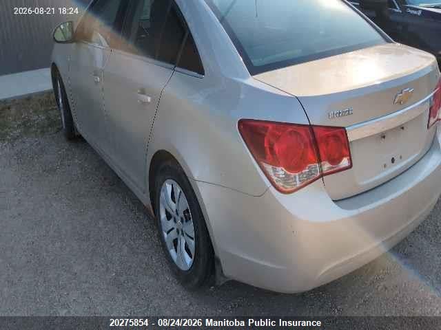 Продаж на аукціоні авто 2013 Chevrolet Cruze Lt Turbo, vin: 1G1PD5SB8D7124540, номер лоту: 20275854
