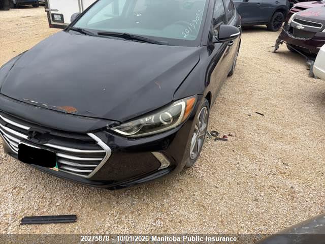 Продаж на аукціоні авто 2017 Hyundai Elantra Limited, vin: KMHD84LF8HU157289, номер лоту: 20275878