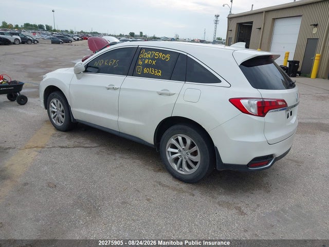 Продаж на аукціоні авто 2016 Acura Rdx, vin: 5J8TB4H38GL801332, номер лоту: 20275905