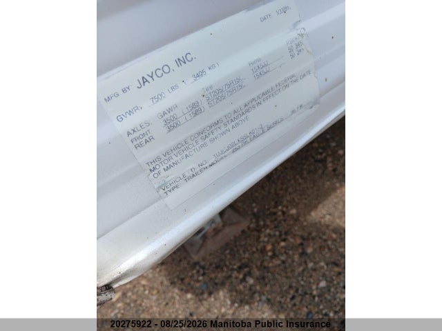Aukcja sprzedaży 1995 Jayco Jayco, vin: 1UJCJ02LXS5LKO143, numer aukcji: 20275922