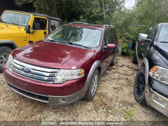 20275923 :رقم المزاد ، 1FMDK02W38GA26037 vin ، 2008 Ford Taurus X Sel مزاد بيع