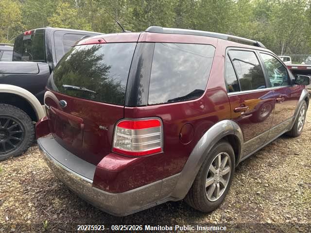 20275923 :رقم المزاد ، 1FMDK02W38GA26037 vin ، 2008 Ford Taurus X Sel مزاد بيع