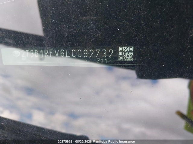 2T3B1RFV6LC092732 Toyota RAV4 LE