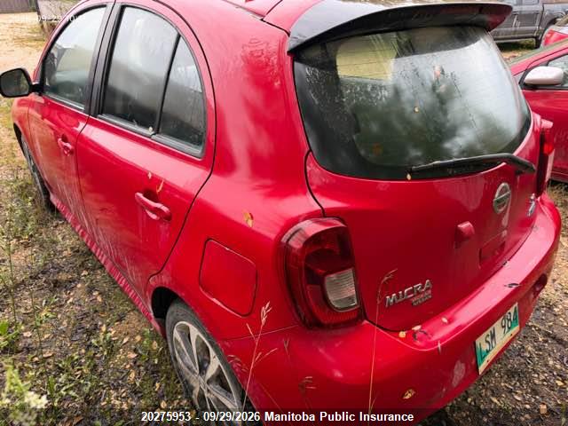 20275953 :رقم المزاد ، 3N1CK3CP5FL267389 vin ، 2015 Nissan Micra Sr مزاد بيع