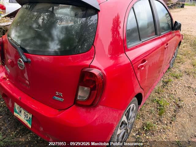 20275953 :رقم المزاد ، 3N1CK3CP5FL267389 vin ، 2015 Nissan Micra Sr مزاد بيع