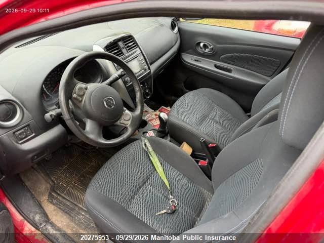 20275953 :رقم المزاد ، 3N1CK3CP5FL267389 vin ، 2015 Nissan Micra Sr مزاد بيع