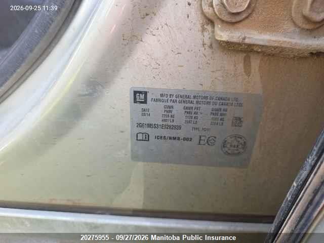 Aukcja sprzedaży 2014 Cadillac Xts Luxury, vin: 2G61M5S31E9282839, numer aukcji: 20275955