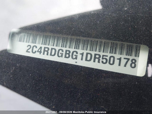 20275962 :رقم المزاد ، 2C4RDGBG1DR501781 vin ، 2013 Dodge Grand Caravan Se مزاد بيع