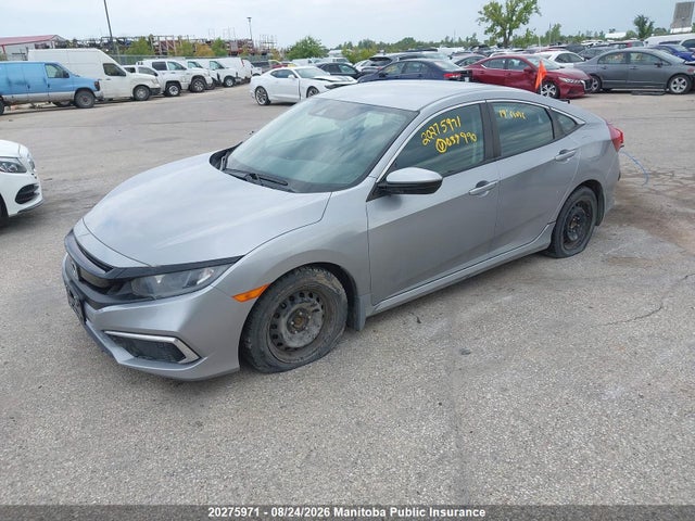 Honda Civic Lx 2019 2HGFC2F54KH037990 Image 2