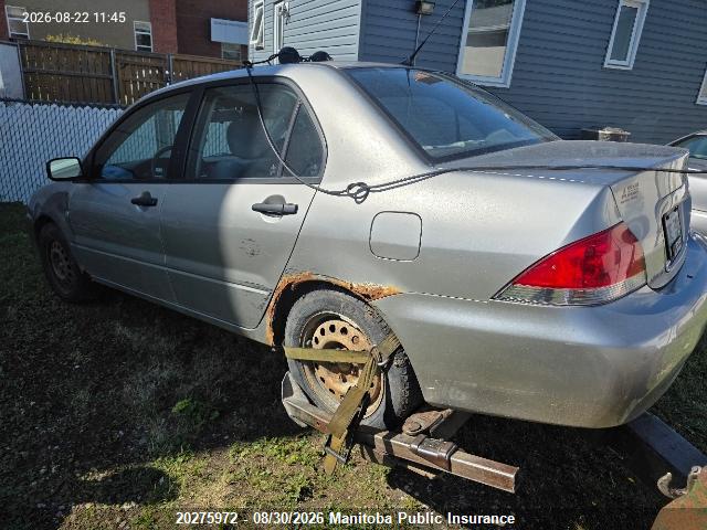 2006 Mitsubishi Lancer Es მანქანა იყიდება აუქციონზე, vin: JA3AJ26E16U604222, აუქციონის ნომერი: 20275972