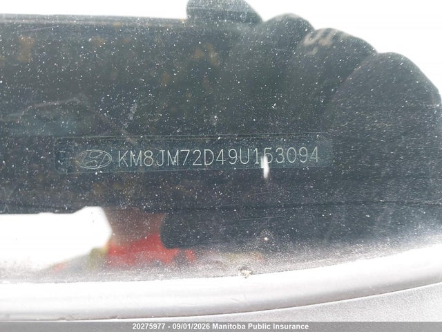 20275977 :رقم المزاد ، KM8JM72D49U153094 vin ، 2009 Hyundai Tucson Limited V6 مزاد بيع