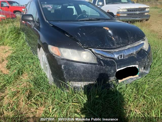 20275991 :رقم المزاد ، 2HGFA16499H035007 vin ، 2009 Honda Civic Dx-g مزاد بيع
