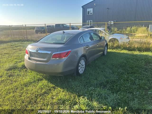 2010 Buick Lacrosse Cx V6 მანქანა იყიდება აუქციონზე, vin: 1G4GJ5EG0AF116887, აუქციონის ნომერი: 20276027