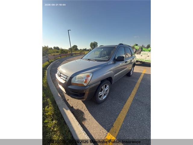 2007 Kia Sportage Lx მანქანა იყიდება აუქციონზე, vin: KNDJF724677435523, აუქციონის ნომერი: 20276030