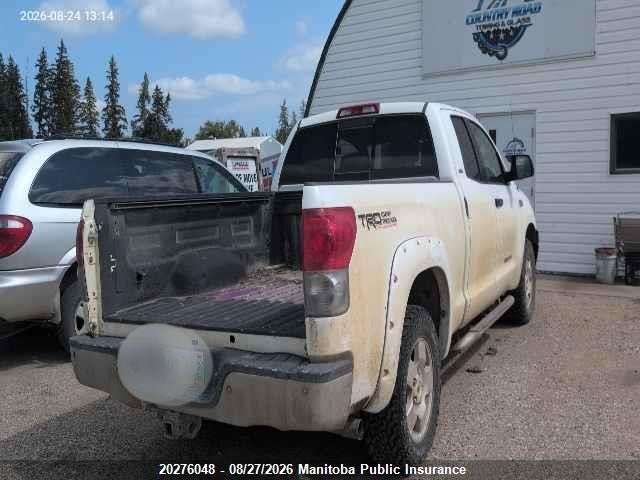 20276048 :رقم المزاد ، 5TFBV54127X025736 vin ، 2007 Toyota Tundra Sr5 Double Cab V8 مزاد بيع