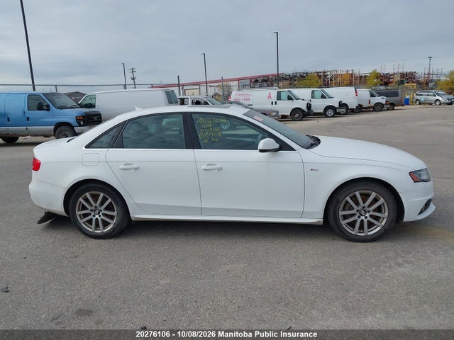 2012 Audi A4 2.0t Quattro მანქანა იყიდება აუქციონზე, vin: WAUFFAFL1CN014378, აუქციონის ნომერი: 20276106